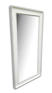 Lustro  w białej, brązowej lub niebieskiej ramie