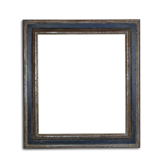 Srebrna rama do obrazu retro