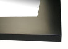 Lustro do przedpokoju w czarnej ramie