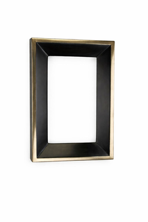 Rama do obrazu na wymiar – czerń i złoto księżycowe