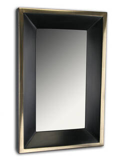 Rama do obrazu na wymiar – czerń i złoto księżycowe