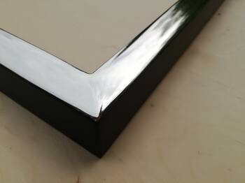 Rama  lustra 22 mm. , białe złoto bez przetarcia