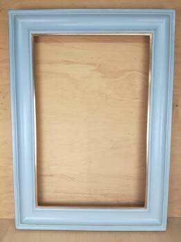 Niebieska rama do obrazu
