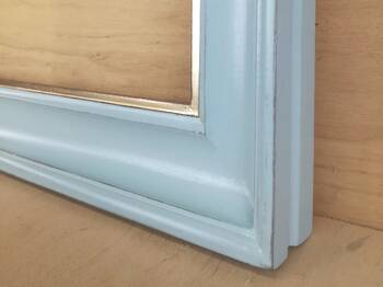 Niebieska rama do obrazu