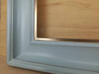 Niebieska rama do obrazu