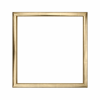 Rama do obrazu na wymiar pozłacana złotem 22 karat na szarej glince