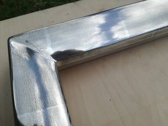 Złota rama do obrazu na wymiar