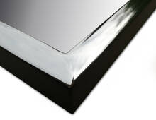 Lustro w srebrnej ramie