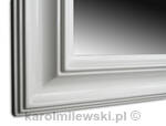 Mirror in white frame