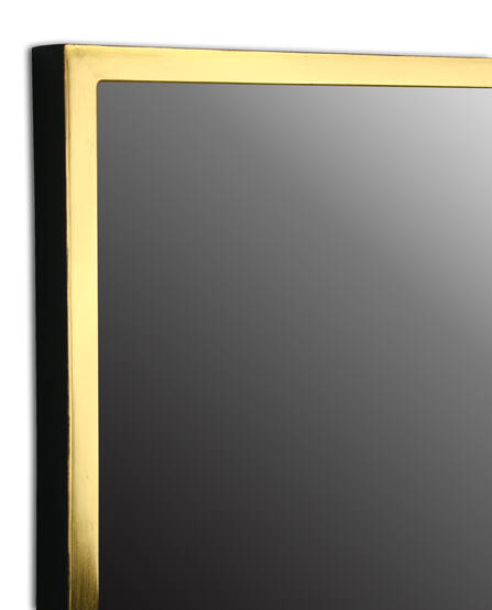 Lustro w złotej ramie