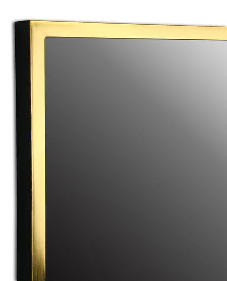 Lustro w złotej ramie