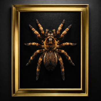 Rama do obrazu na wymiar, złocona złotem 23K na czerwonej glince – obraz przedstawiony wyłącznie w celach poglądowych 