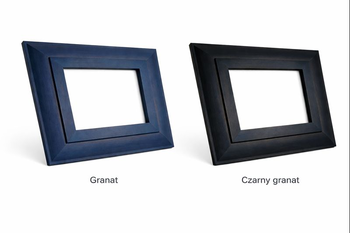 Dwie ramy w kolorach granatowym i czarnym głębokim granacie