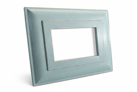 Rama do obrazu na wymiar – szeroka, postarzana, profil odwrócony