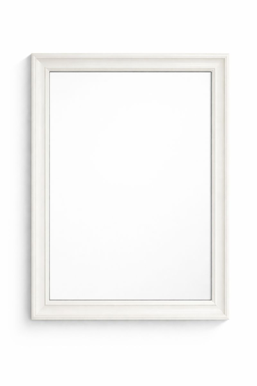 Rama drewniana do obrazu w kolorze białym kredowym złamanym, elegancka oprawa obrazu olejnego na wymiar