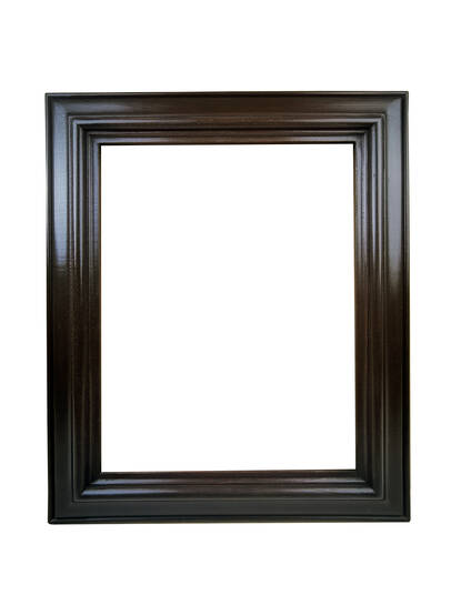 Brązowa rama do 9brazu 30x40 cm