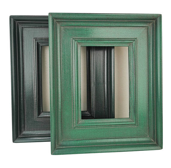 Zielona rama do obrazu lub zdjęcia