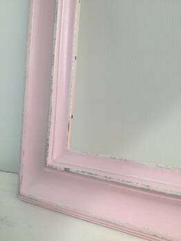 Przecierana rama do obrazu shabby chic