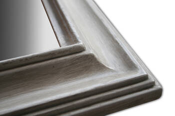 przecierana rama do obrazu shabby chic