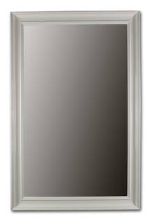 Lustro w białej ramie z litego drewna – wykonywane na wymiar