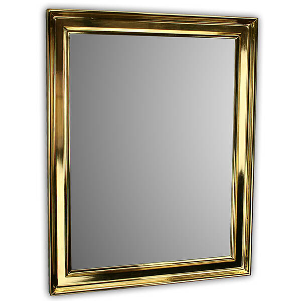 Duże lustro w złotej ramie 