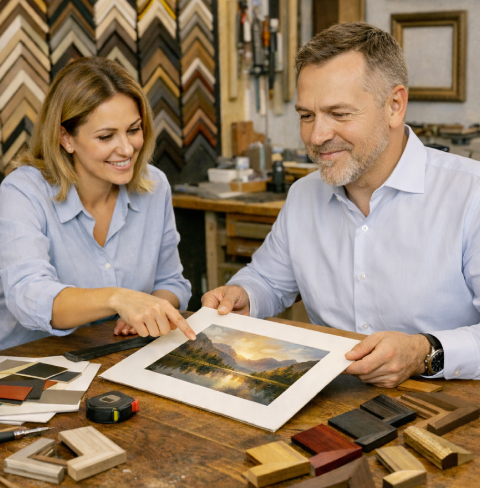 Współpraca z pracownią ramiarską